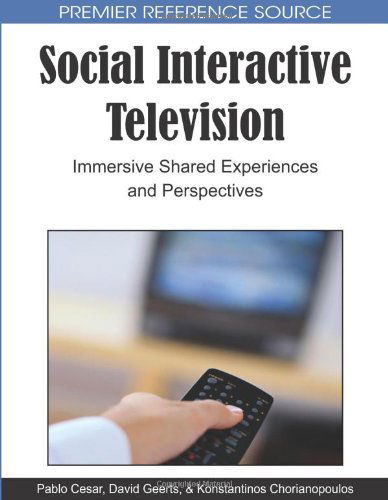 Cover for Pablo Cesar · Social Interactive Television: Immersive Shared Experiences and Perspectives (Premier Reference Source) (Hardcover Book) (2009)