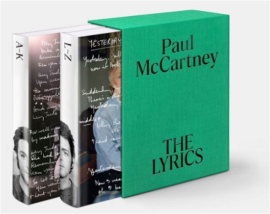Cover for Paul Mccartney · The Lyrics - 1956 to the Present (Hardcover Book) [US edition] (2021)