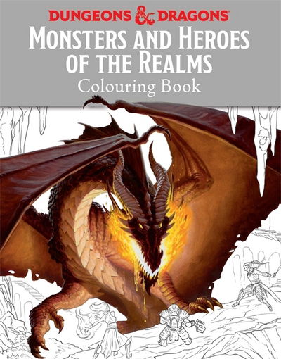 Cover for Matt Forbeck · Monsters and Heroes of the Realms: A Dungeons &amp; Dragons Colouring Book (Paperback Book) (2016)