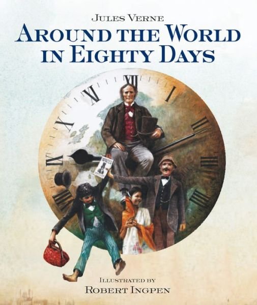 Cover for Jules Verne · Around the World in Eighty Days (Hardcover bog) (2020)