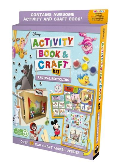 Disney: Activity Book & Craft Kit Radical Recycling - Walt Disney - Kirjat - Bonnier Books Ltd - 9781801082563 - torstai 30. kesäkuuta 2022