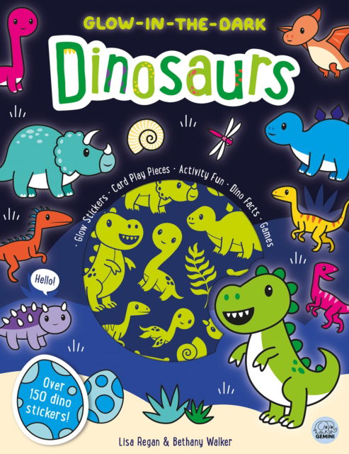 Cover for Lisa Regan · Glow-in-the-Dark Dinosaurs Sticker Activity Book - Glow-in-the-Dark Sticker Activity Book (Taschenbuch) (2025)