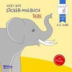 Vicky Bo's Sticker-Malbuch Tiere: Er - Bo - Boeken -  - 9783551271563 - 