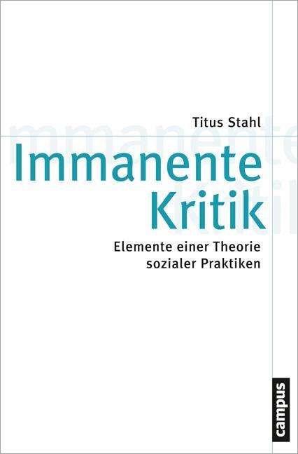 Cover for Titus Stahl · Immanente Kritik (Book)