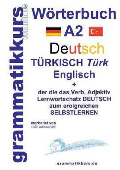 Cover for Türk · Wörterbuch Deutsch - Türkisch - En (Book) (2017)