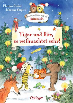 Cover for Florian Fickel · Nach einer Figurenwelt von Janosch. Tiger und Bär, es weihnachtet sehr! (Book) (2024)