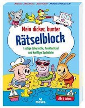 Mein dicker, bunter Rätselblock - Charlotte Wagner - Böcker - moses Verlag - 9783964552563 - 8 mars 2023