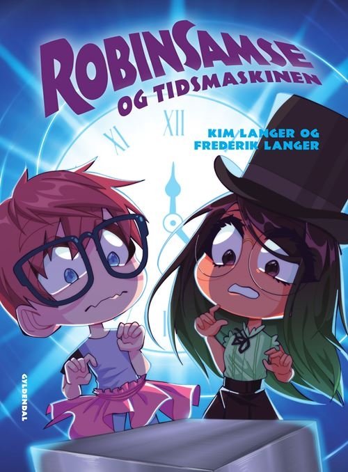 Cover for Kim Langer; Frederik Langer · Robinsamse: RobinSamse og tidsmaskinen (Bound Book) [1º edição] (2022)