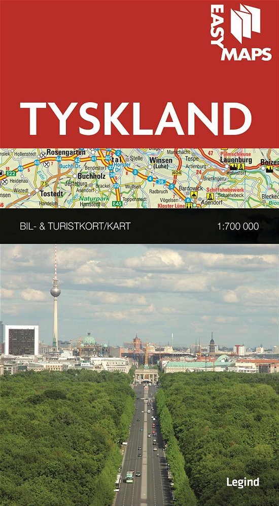 Easy Maps - Lande og regioner: Easy Maps - Tyskland - Legind A/S - Bücher - Legind - 9788771551563 - 15. April 2015