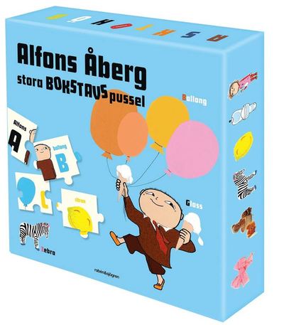 Alfonsprodukter: Alfons Åberg stora bokstavspussel - Karin Johansson - Board game - Rabén & Sjögren - 9789129717563 - June 28, 2019