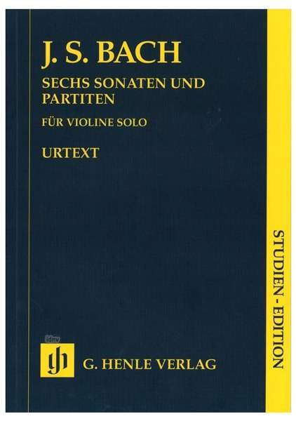 Cover for Bach Johann Sebastian · 6 Sonaten Und Partiten - Studien-edition (Book)