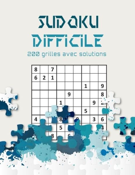 Cover for Smt Livres · Sudoku difficile 200 grilles avec solutions (Paperback Book) (2020)