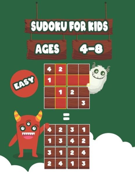 Cover for Ezzabdi Publishing · Sudoku for Kids Ages 4-8 (Paperback Book) (2020)