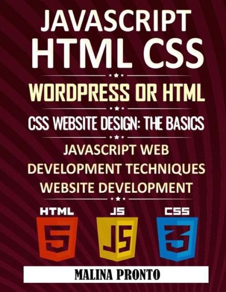 Cover for Malina Pronto · Javascript &amp; HTML CSS (Paperback Book) (2020)