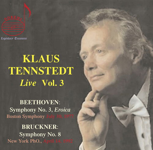 Klaus Tennstedt Live Vol. 3 - Beethoven,l.v. / Bruckner / New York Philharmonic - Musik - DOREMI - 0061297824564 - 16 augusti 2024