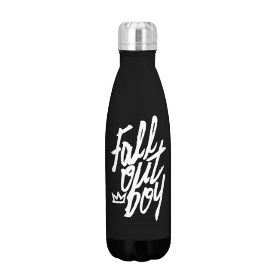 Fall Out Boy Logo (Metal Drink Bottle) - Fall out Boy - Produtos - ROCK SAX - 0712198719564 - 3 de dezembro de 2020