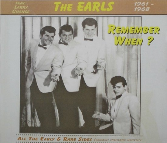 Cover for Earls · Remember when / All the Early &amp; Rare (CD) (2019)