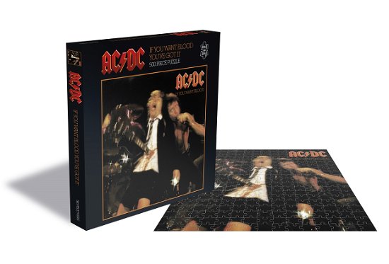 If You Want Blood (500 Piece Jigsaw Puzzle) - AC/DC - Brætspil - ZEE COMPANY - 0803343257564 - 6. oktober 2020