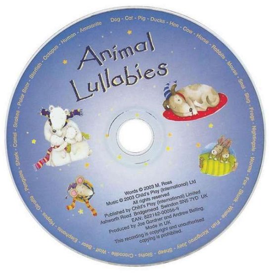 Cover for Child's Play · Animal Lullabies (CD) (2003)