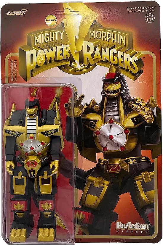 Cover for Mmpr Reaction - Dragonzord (Black &amp; Gold) (MERCH) (2023)