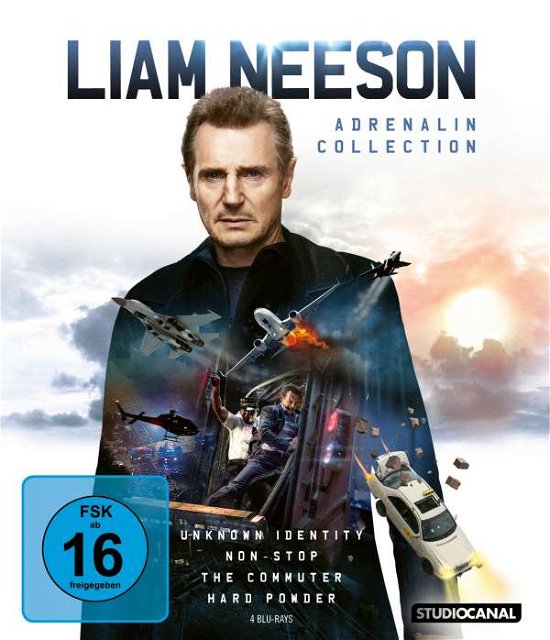 Cover for Neesonliam / moorejulianne · Liam Neeson Adrenalin Collection (Blu-ray) (2019)