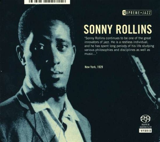 Cover for Sonny Rollins · Supreme Jazz by (SACD)