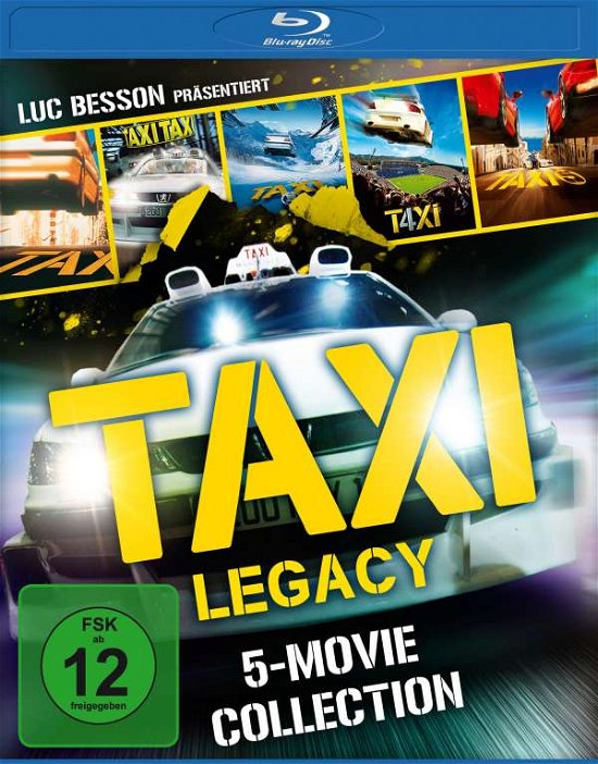 Cover for Taxi Legacy-5 Movie Collection BD (Blu-ray) (2019)