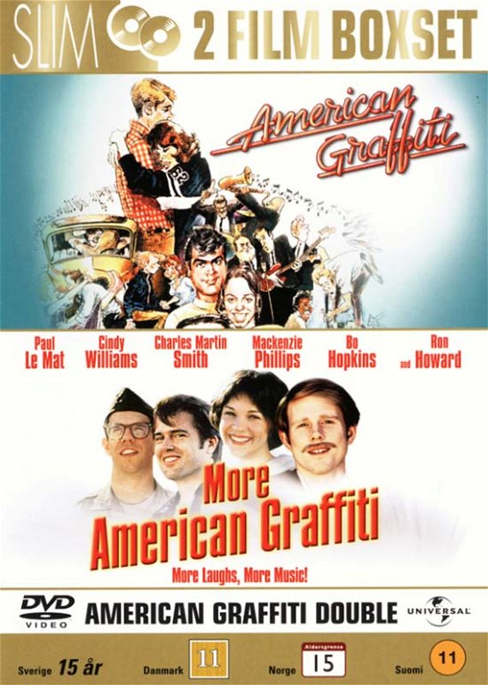 2da American Graffiti 1 & 2 Dvd - American Graffiti / More American Graffiti - Film - Universal - 5050582611564 - 1. juli 2009