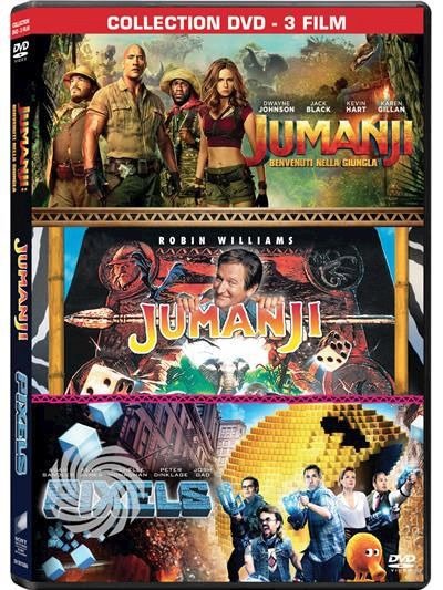 Cover for Jumanji / Jumanji: Benvenuti N · Jumanji / Jumanji: Benvenuti Nella Giungla / Pixels (DVD) (2021)