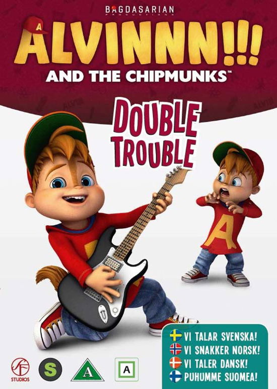 Alvinnn!!! & The Chipmunks - Double Trouble - Alvin & De Frække Jordegern - Elokuva -  - 7333018008564 - torstai 4. toukokuuta 2017