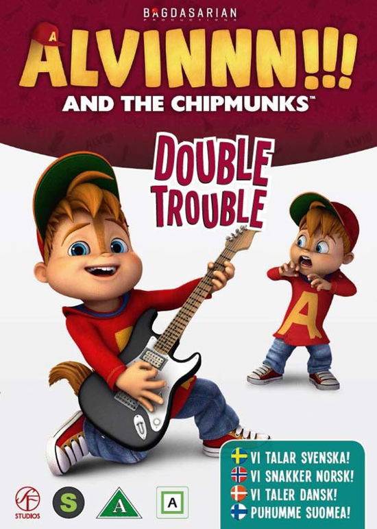 Cover for Alvin &amp; De Frække Jordegern · Alvinnn!!! &amp; The Chipmunks - Double Trouble (DVD) (2017)