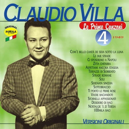 Claudio Villa Prime Canzoni 4 - Claudio Villa - Music - FNLA - 8018461140564 - April 12, 2013