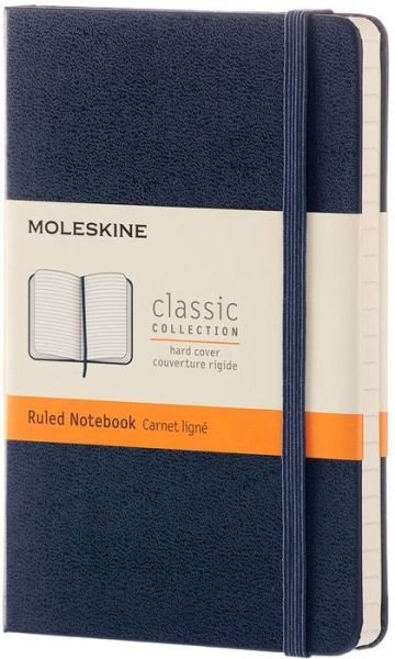 Cover for Moleskin · Moleskine Sapphire Blue Pocket Ruled Notebook Hard (Paperback Bog) (2016)