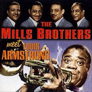Cover for Mills Brothers · Meet Louis Armstrong (CD) (2019)