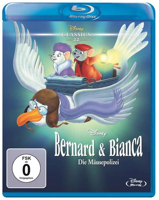 Cover for Bernard &amp; Bianca · Bernard &amp; Bianca - Die Mäusepolizei - Disney Cl. (Blu-ray) (2018)