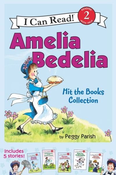 Cover for Peggy Parish · Amelia Bedelia 5-Book I Can Read Box Set #1: Amelia Bedelia Hit the Books - I Can Read Level 2 (Paperback Bog) (2016)