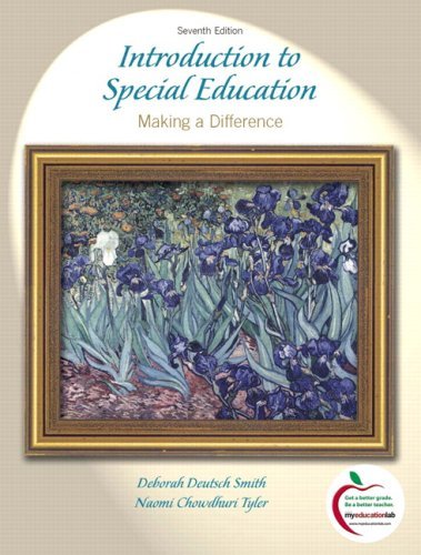 Cover for Deborah Smith · Introduction to Special Education: Making A Difference (Hardcover Book) (2009)