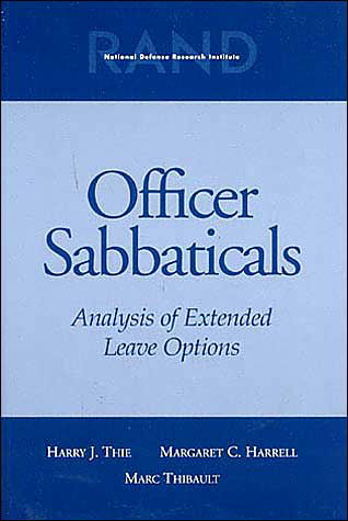 Cover for Harry J. Thie · Officer Sabbaticals: Analysis of Extended Leave Options (Pocketbok) (2003)