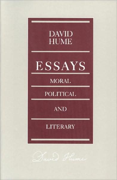 Cover for David Hume · Essays -- Moral Political &amp; Literary, 2nd Edition (Taschenbuch) [2 Revised edition] (1987)