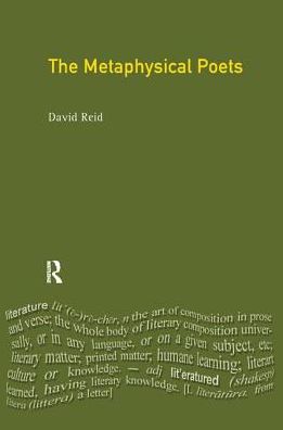 Cover for David Reid · The Metaphysical Poets - Longman Medieval and Renaissance Library (Gebundenes Buch) (2017)