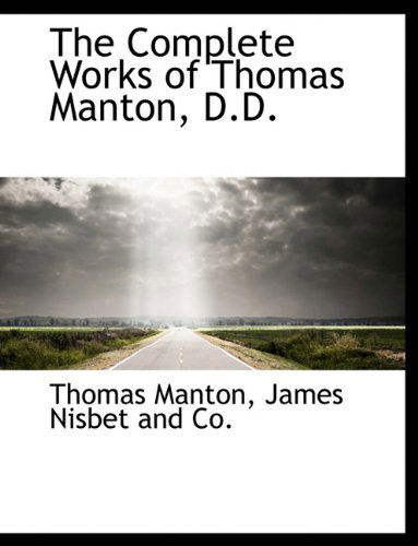 Cover for Thomas Manton · The Complete Works of Thomas Manton, D.d. (Paperback Book) (2010)