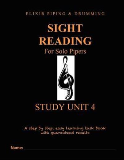 Cover for Elixir Piping and Drumming · Sight Reading Programme Study Unit 4 (Paperback Book) (2016)