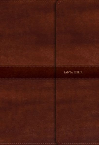 Cover for B&amp;H Español Editorial Staff · RVR 1960 Biblia Letra Súper Gigante Marrón, Símil Piel con índice y Solapa con Imán (Book) (2018)