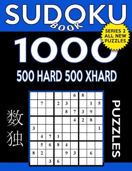 Cover for Sudoku Book · Sudoku Book 1,000 Puzzles, 500 Hard and 500 Extra Hard (Taschenbuch) (2017)