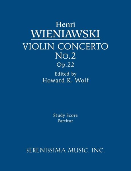 Cover for Henri Wieniawski · Violin Concerto No.2, Op.22: Study Score (Paperback Book) (2015)