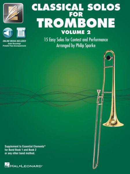 Cover for Hal Leonard Corp. · Essential Elements Classical Solos for Trombone - Volume 2 (Book) (2022)