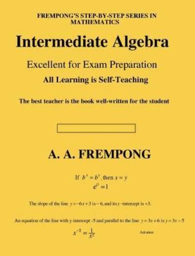 Cover for A a Frempong · Intermediate Algebra (Innbunden bok) (2017)
