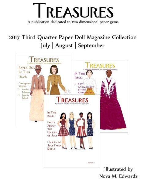 Cover for Nova M Edwards · Treasures 2017 Third Quarter Paper Doll Magazine Collection (Paperback Book) (2018)