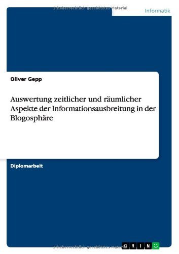 Cover for Gepp · Auswertung zeitlicher und räumlich (Bok) [German edition] (2013)