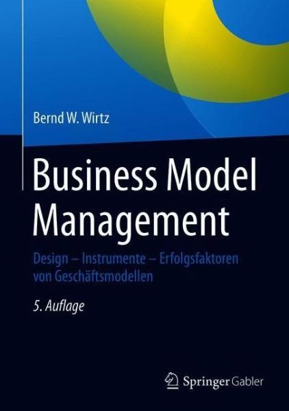 Cover for Wirtz · Business Model Management (Book) (2020)